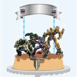 Arquivo Topo de Bolo Transformers Studio