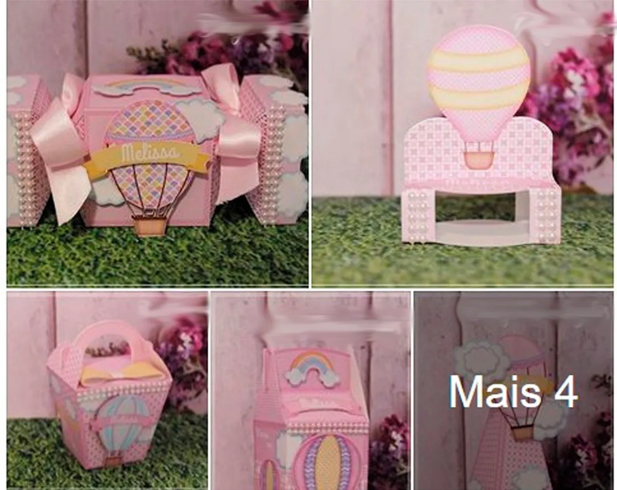 Arquivo de Corte Balão Menina Studio