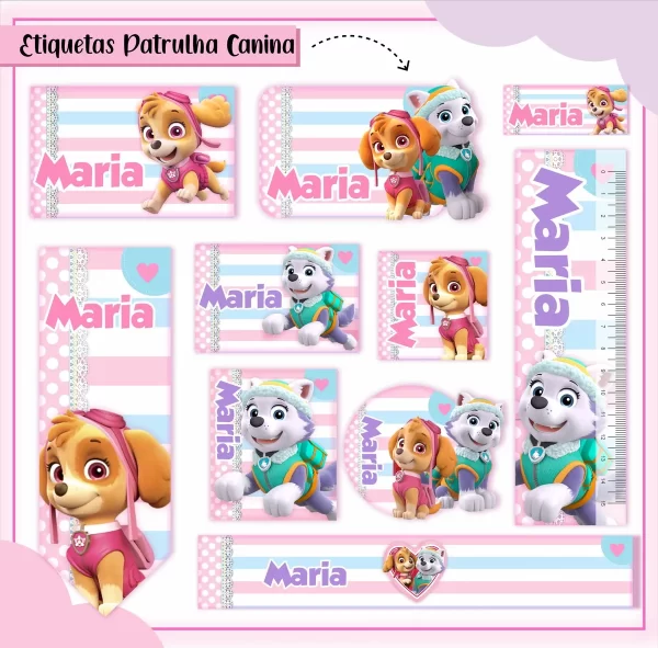 Etiqueta Digital Patrulha Studio, Pdf e Png