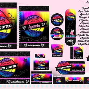 Etiqueta Escolar Digital Now United