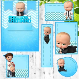 Etiqueta Escolar Poderoso Chefinho Studio