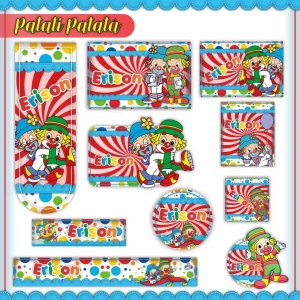 Etiqueta Escolar Tema Patati Patatá