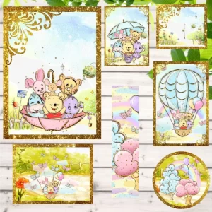 Etiqueta Escolar Ursinho Pooh Studio