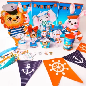 Festa Digital Animais Marinheiros Studio e Pdf