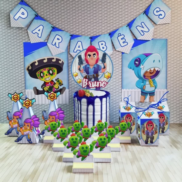 Festa Digital Brawl Stars Studio, Png e Pdf