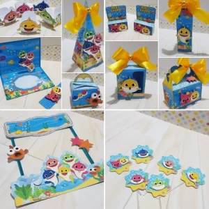 Festa Tema Baby Shark Studio e Pdf