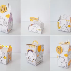 Festa Tema Elefantinho Amarelo Studio e Pdf