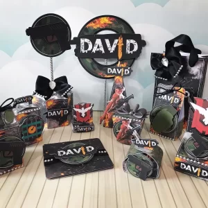 Festa Tema Free Fire Studio, Png e Pdf