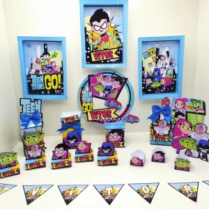 Festa Tema Jovens Titãs Studio, Png e Pdf