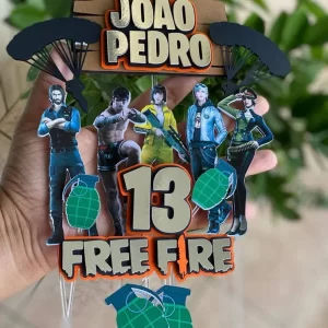 Festa Topo De Bolo Free Fire Studio