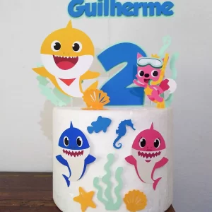 Festa Topo de Bolo Baby Shark Studio
