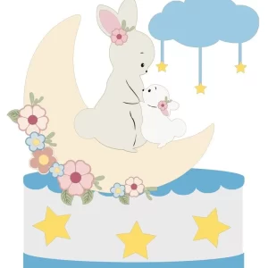 Festa Topo de Bolo Coelha na Lua Studio