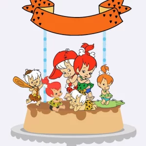 Festa Topo de Bolo Flintstones Studio