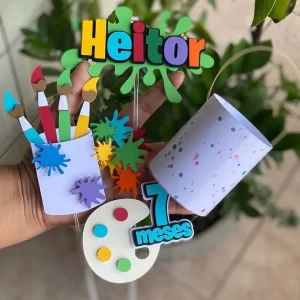 Festa Topo de Bolo Pintando o Sete Studio