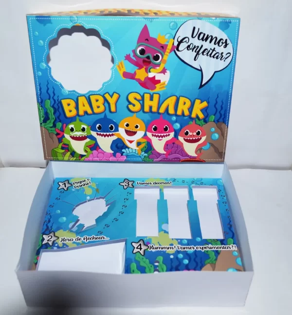 Molde Mini Confeiteiro Baby Shark Studio e Pdf