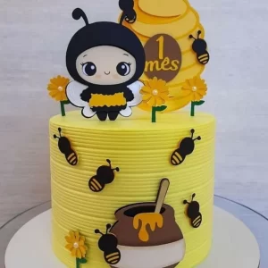 Molde Topo Bolo Abelhinha Studio