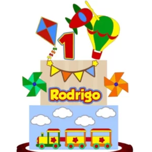 Molde Topo de Bolo Brinquedos Studio