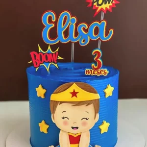 Tema Digital Topo Mulher Maravilha Studio