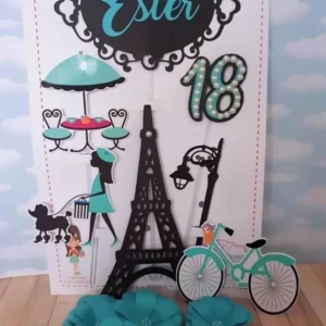 Tema Topo De Bolo Paris Studio