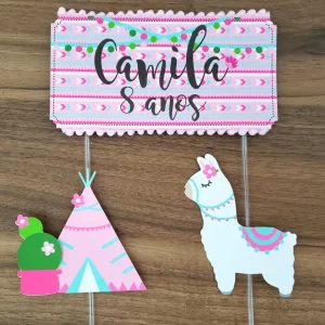 Tema Topo de Bolo Lhama Studio