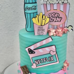 Tema Topo de Bolo Netflix Studio