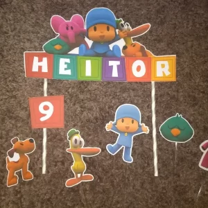 Tema Topo de Bolo Pocoyo Studio