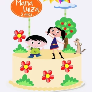 Tema Topo de Bolo Show da Luna Studio