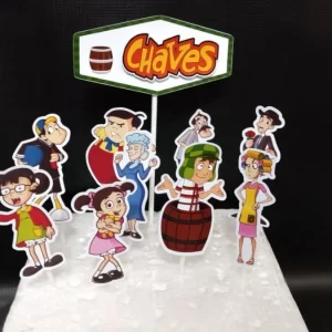 Topo de Bolo Digital Chaves Studio