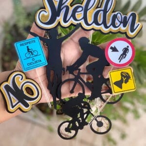 Topo de Bolo Digital Ciclista Studio