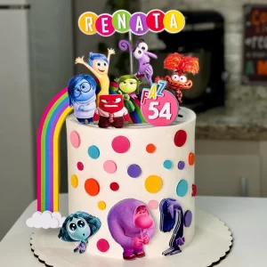 Topo de Bolo Digital Divertida Mente Studio