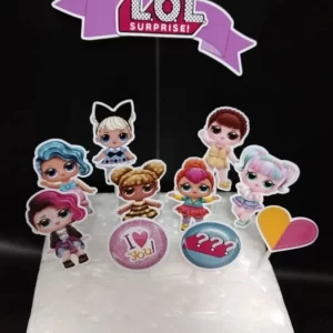 Topo de Bolo Digital Lol Surprise Studio