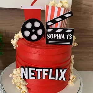 Topo de Bolo Digital Netflix Studio