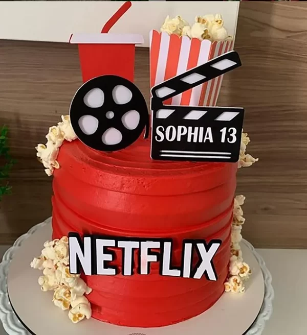 Topo de Bolo Digital Netflix Studio