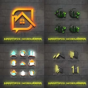 300 Logo Banco De Logotipo Imobiliária