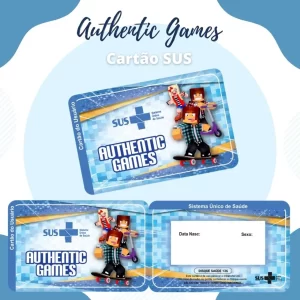Arquivo Digital Cartão Sus Authentic Games