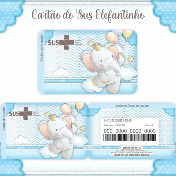 Arquivo Digital Cartão Sus Elefante