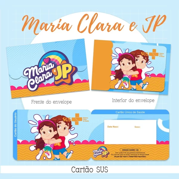 Arquivo Digital Cartão Sus Maria Clara e Jp