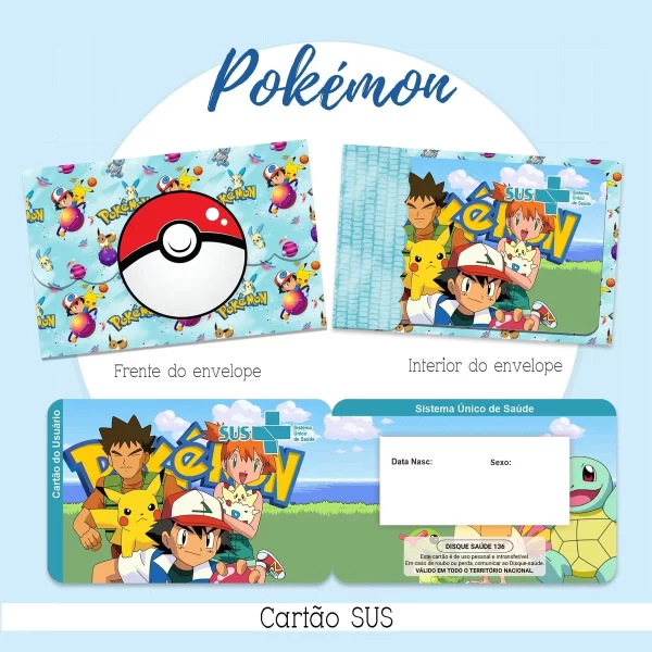 Arquivo Digital Cartão Sus Pokémon