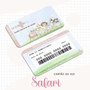 Arquivo Digital Cartão Sus Safari Trenzinho