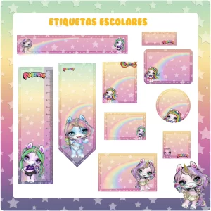 Arquivo Etiqueta Escolar Popsie Studio