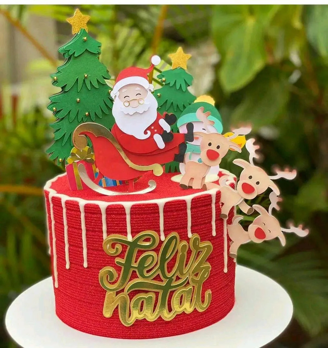 Arquivo Topo de Bolo Natal Studio