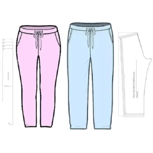 Gabarito Calça Moletom Masculino E Feminino