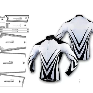 Gabarito Camiseta Ciclista Manga Longa