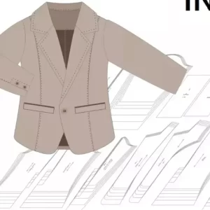 Gabarito Costura Blazer Masculino Infantil