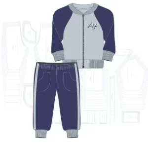 Gabarito Costura Conjunto Moletom Infantil