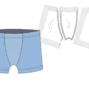 Gabarito Costura Cueca Boxer Infantil