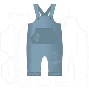 Gabarito Costura Jardineira Infantil