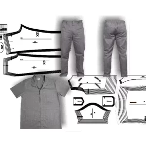 Gabarito Costura Kit Industria Blusa E Calça