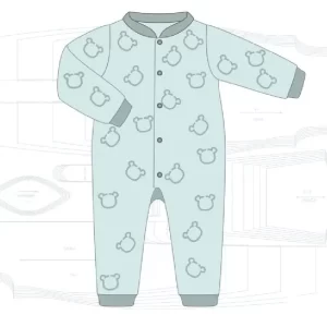 Gabarito Costura Macacão Pijama Infantil