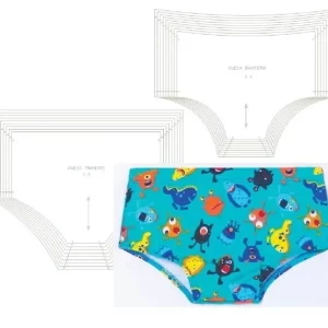 Gabarito Costura Sunga Proteção Uv Infantil